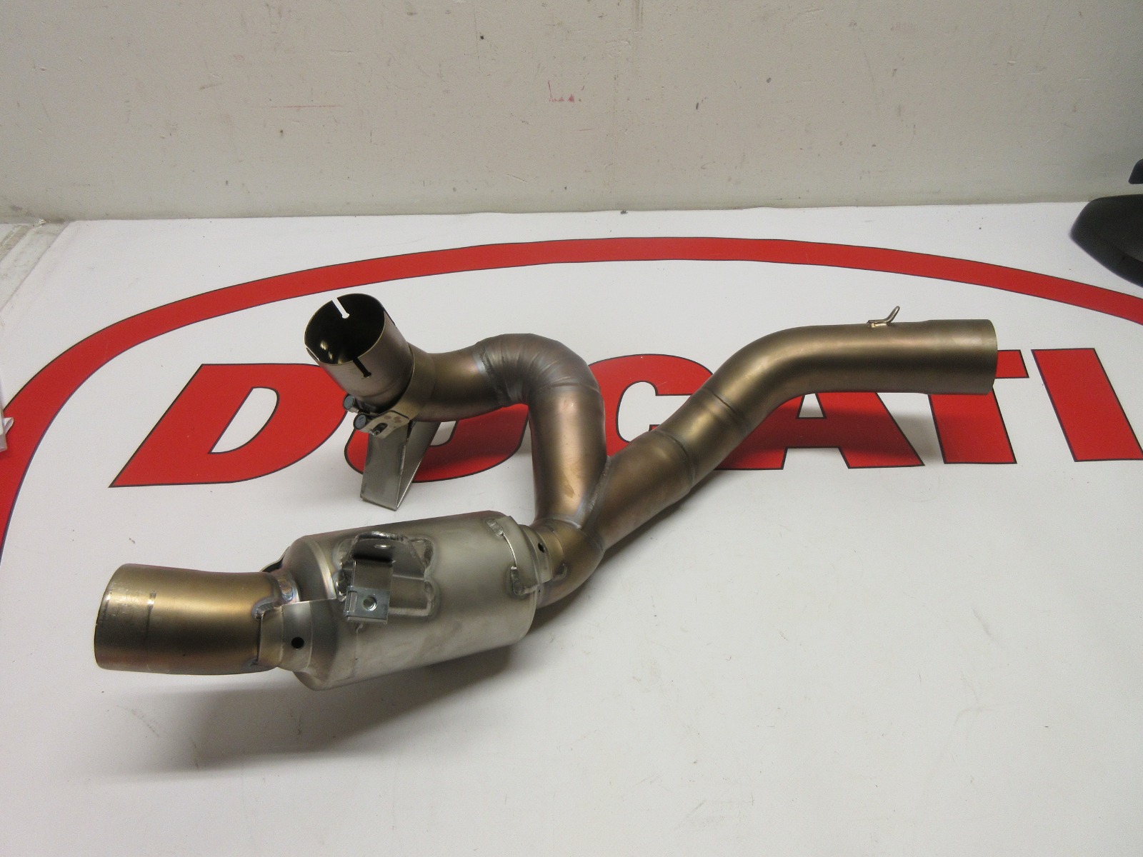 Ducati Leovince cat eliminator exhaust link pipe Multistrada 1200 10-14