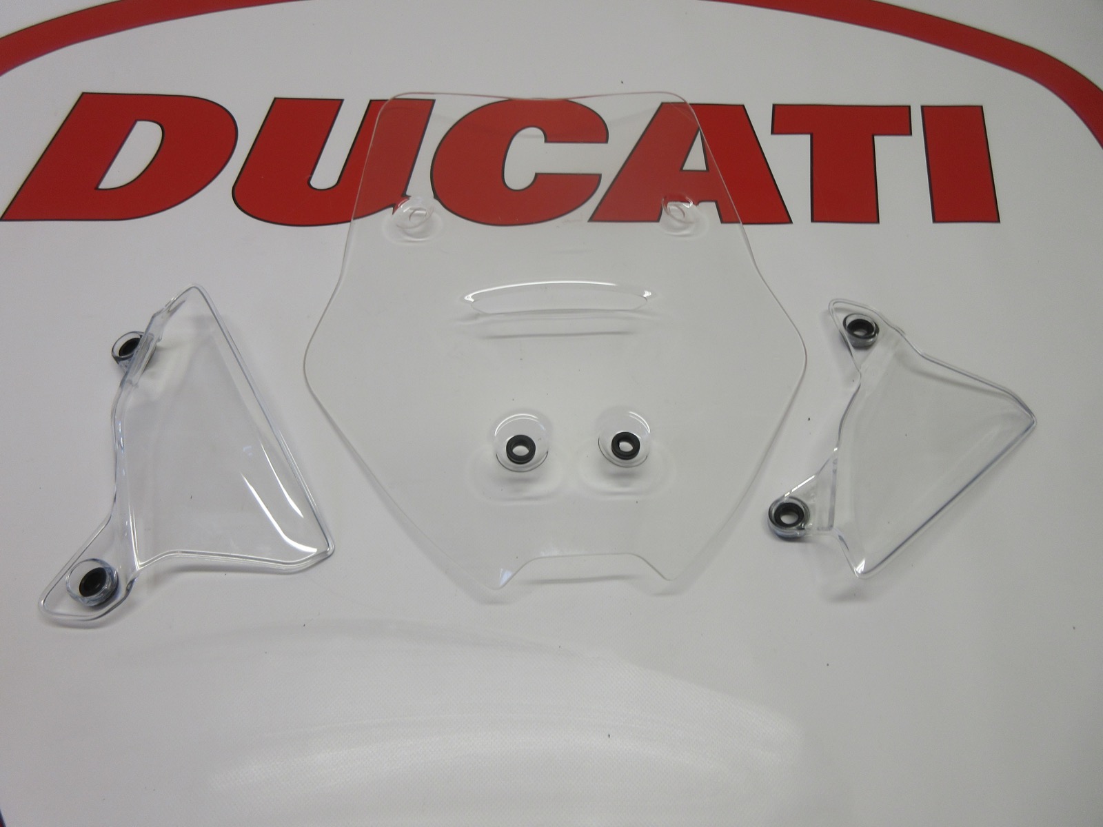 Ducati Wind screen clear shield & deflectors Multistrada V4 V4S 48711161B New
