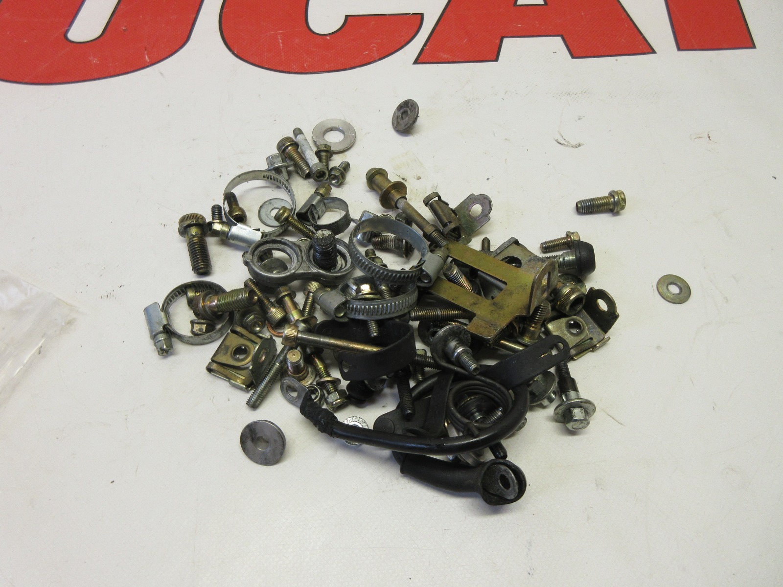 Ducati frame parts lot screws / bolts / nuts 998 998S