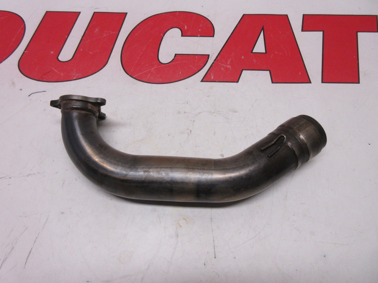 Ducati horizontal exhaust pipe header Multistrada 1200 1200S 57012841A 2010 2012