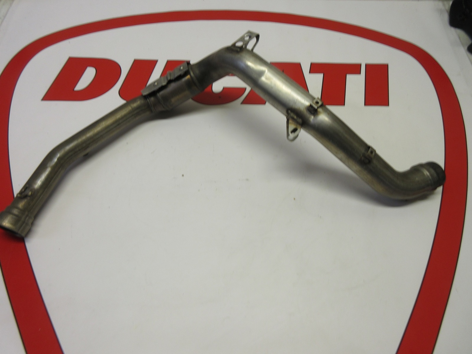 Ducati 749 749S 2003-2006 999 2003 2004 Horizontal Head Exhaust Pipe 57010731B