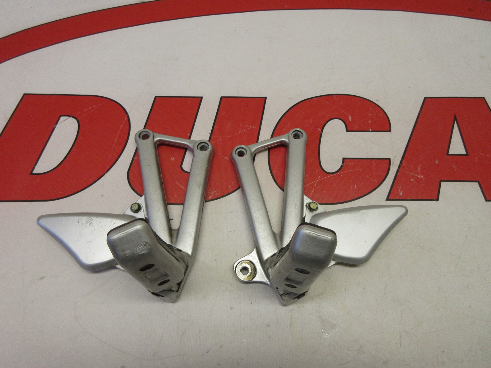 Ducati footrest set 82410391A left & right Sport Touring ST2 ST3 ST4 ABS steps