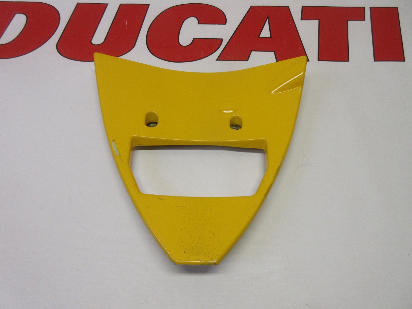 Ducati yellow radiator V piece air manifold Superbike 998 models 48410391AB
