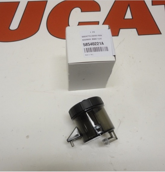 DUCATI BREMBO BRAKE FLUID RESERVOIR DARK BLACK 1098 1198 1199 1299