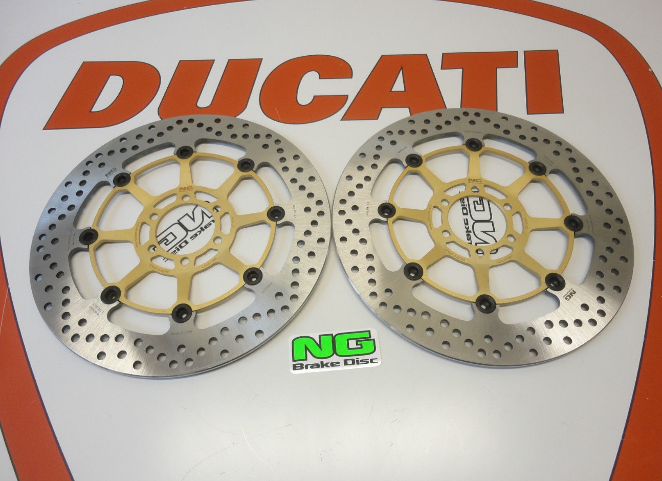 DUCATI NG FULL FLOATER FRONT BRAKE DISC SET 748 916 996 998 SS 900