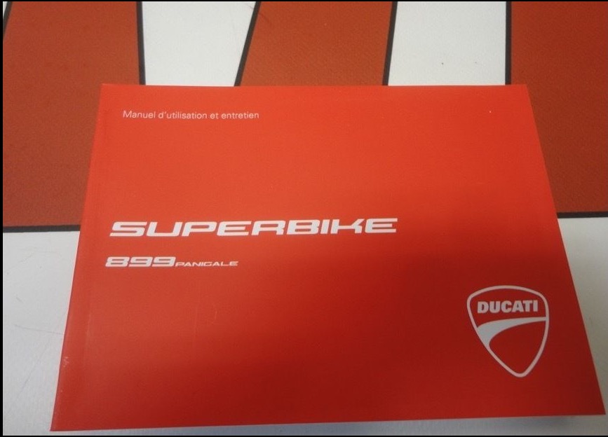 DUCATI 899 MANUEL D'UTILISATION ET ENTRETIEN OWNERS MANUAL FRANCE 91372471A