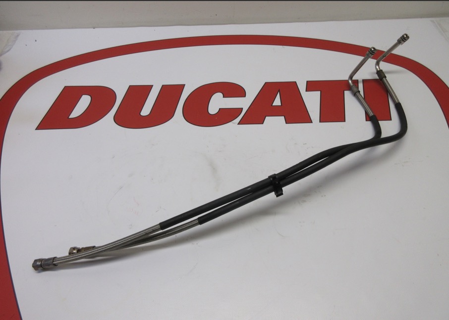 Ducati oil cooler oil cooler Multistrada 1200 delivery & return pipe 54910952A