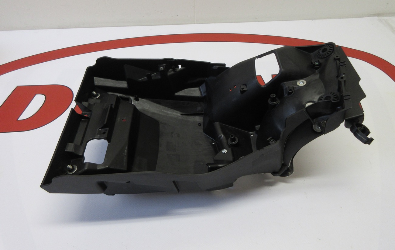 Ducati battery box holder with exhaust heat shield Multistrada 1200 8291D181D