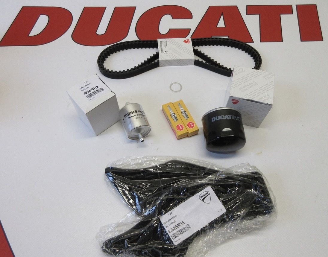 Ducati service kit 748 916 996 TIMING BELTS / FUEL / OIL FILTER / SPARK PLUGS  73710091B