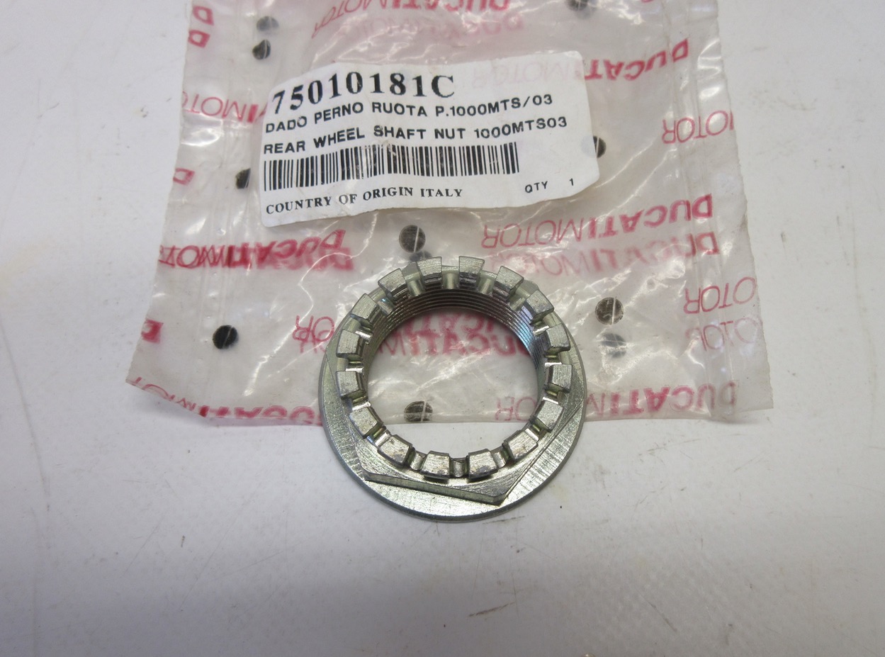 Ducati rear wheel nut 748 996 998 848 hypermotard 75010181C
