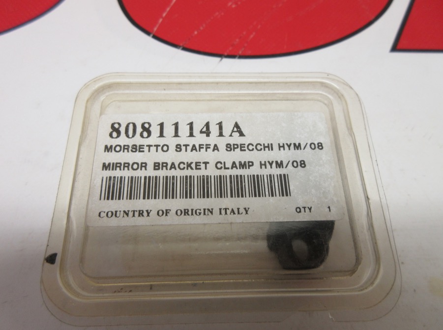 Ducati left hand handguard mirror holder clamp set Hypermotard 1100 S 83014451B