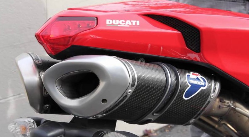TERMIGNONI CF SLIP-ON EXHAUST: DUCATI 848/1098/1198/1098R