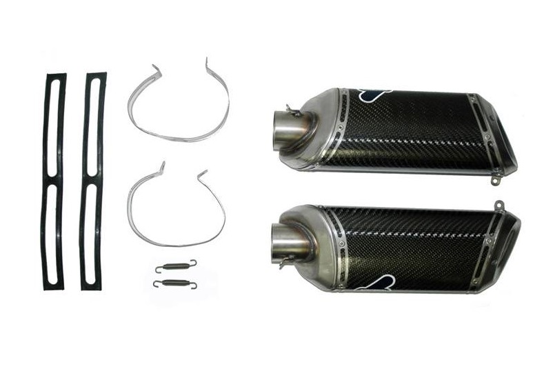TERMIGNONI CF SLIP-ON EXHAUST: DUCATI 848/1098/1198/1098R