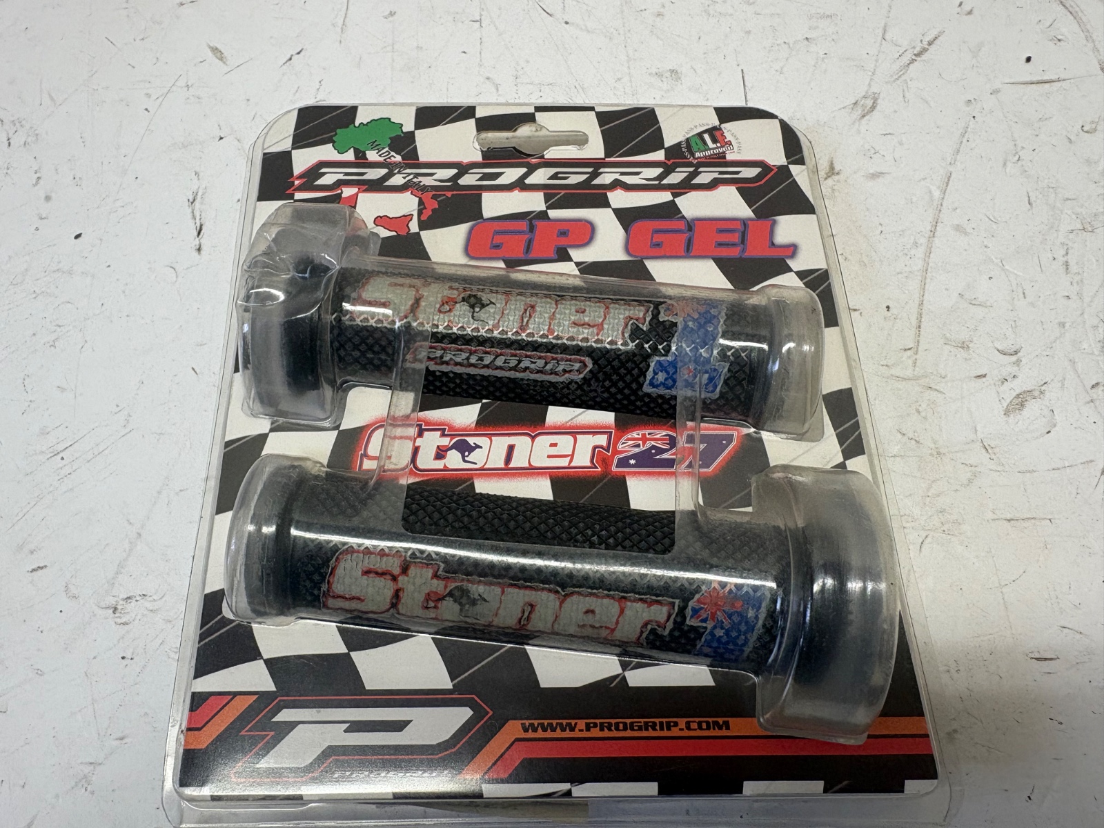 Ducati Casey Stoner grip set throttle grips 22 / 25 Progrip 717 Collectors item