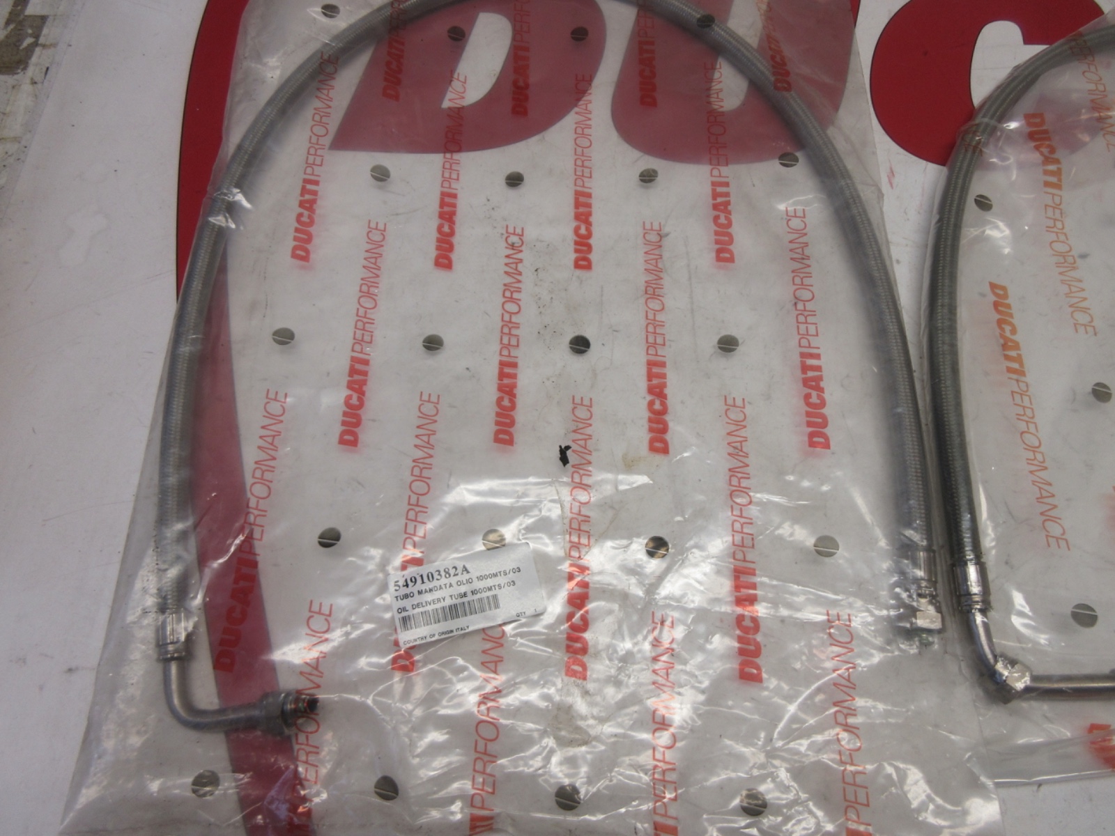 Ducati Multistrada 1000 2003 2004 Oil return/ delivery lines 54910392A 54910382A