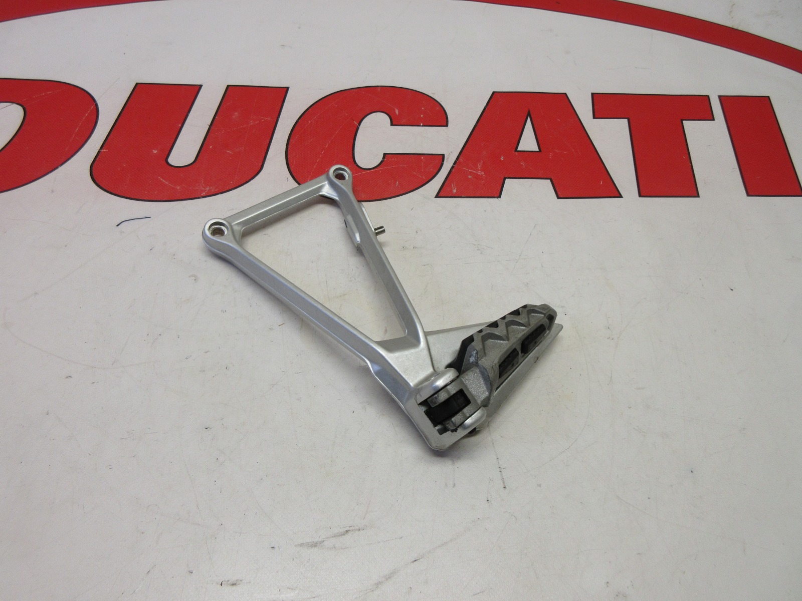 Ducati left hand passenger footrest hanger / step Multistrada 1200 82411703AA