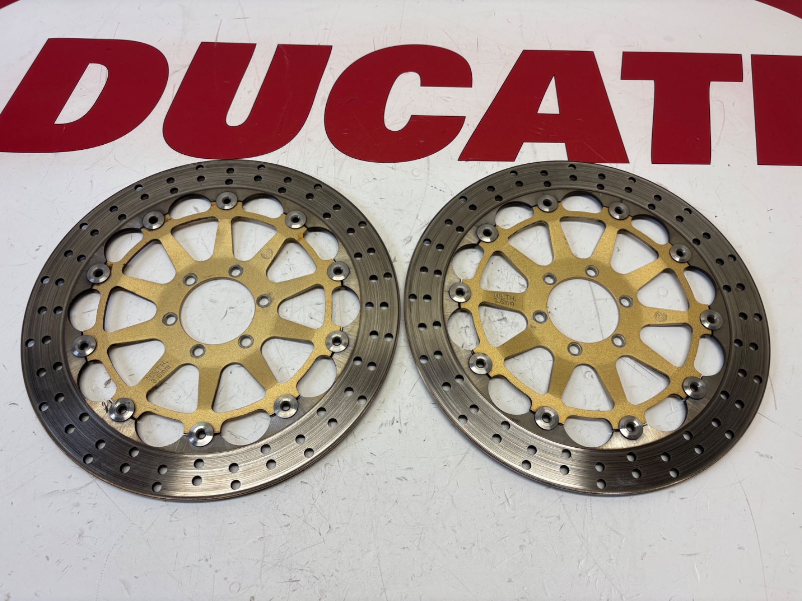 Ducati Brembo brake disc set discs 748 916 996 998 Monster supersport 49240241A