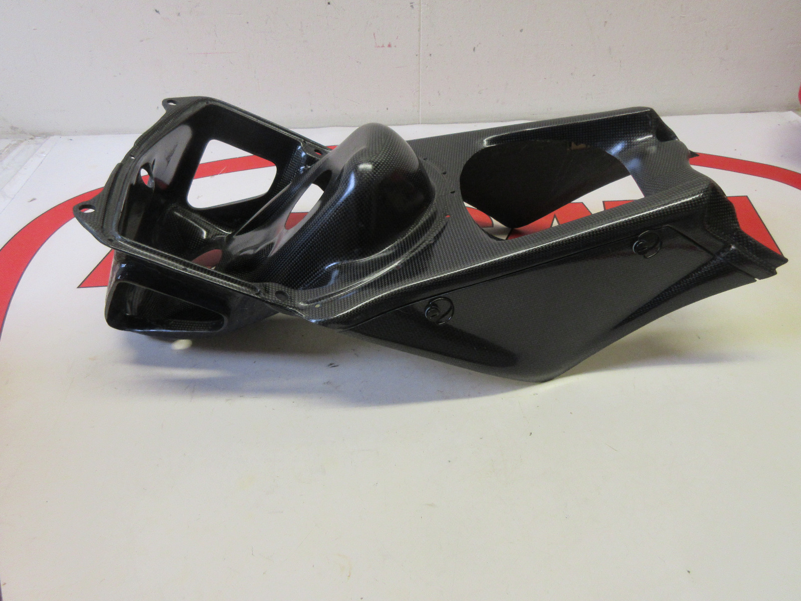 DUCATI CORSE STYLE CARBON FIBER AIRBOX 3 PIECE 748 916 996 AIR BOX CM COMPOSIT