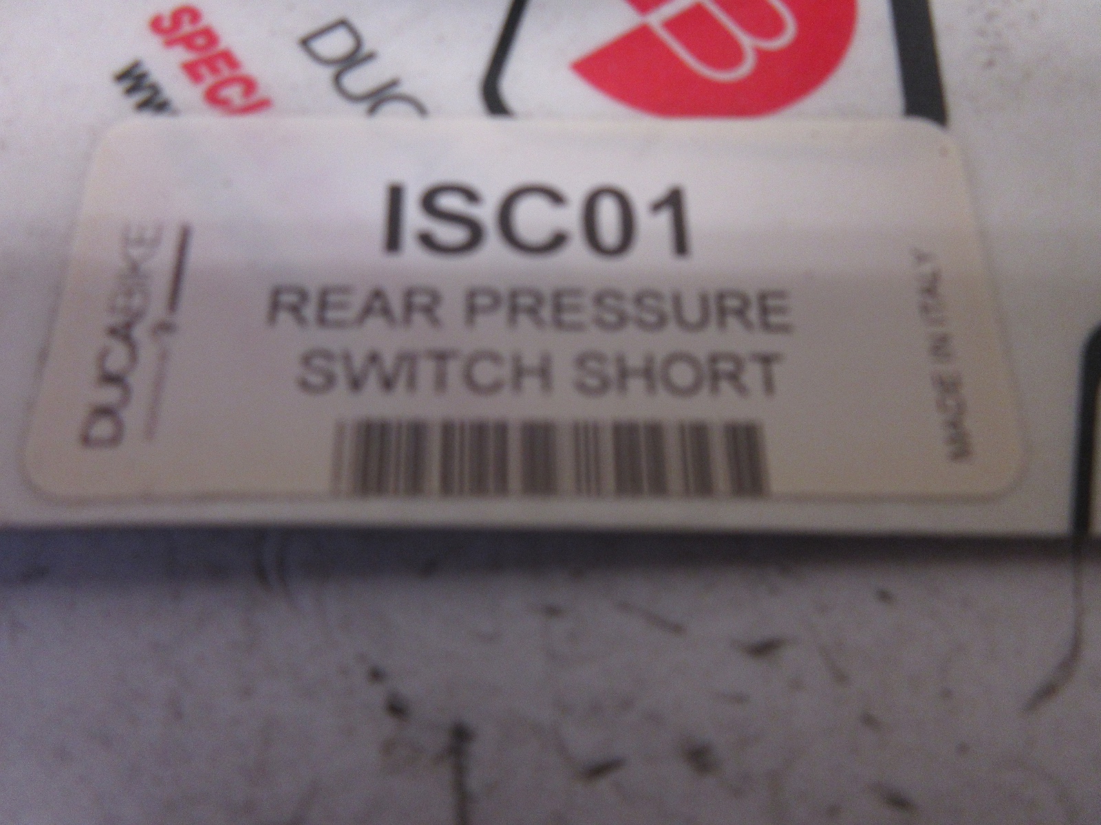 Ducati Ducabike rear brake light switch short universal ISC01 Monster SS & ST