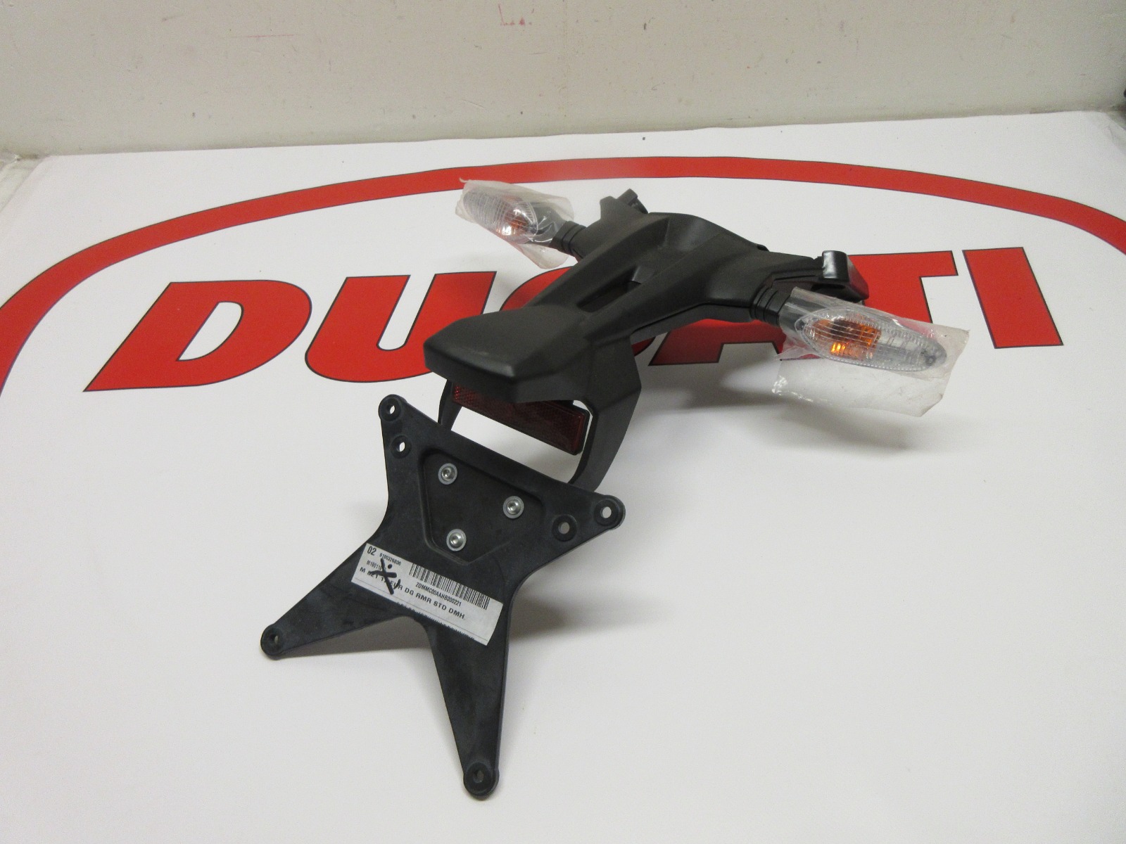 Ducati licence number plate holder with indicators Monster 821 2014 - 2017