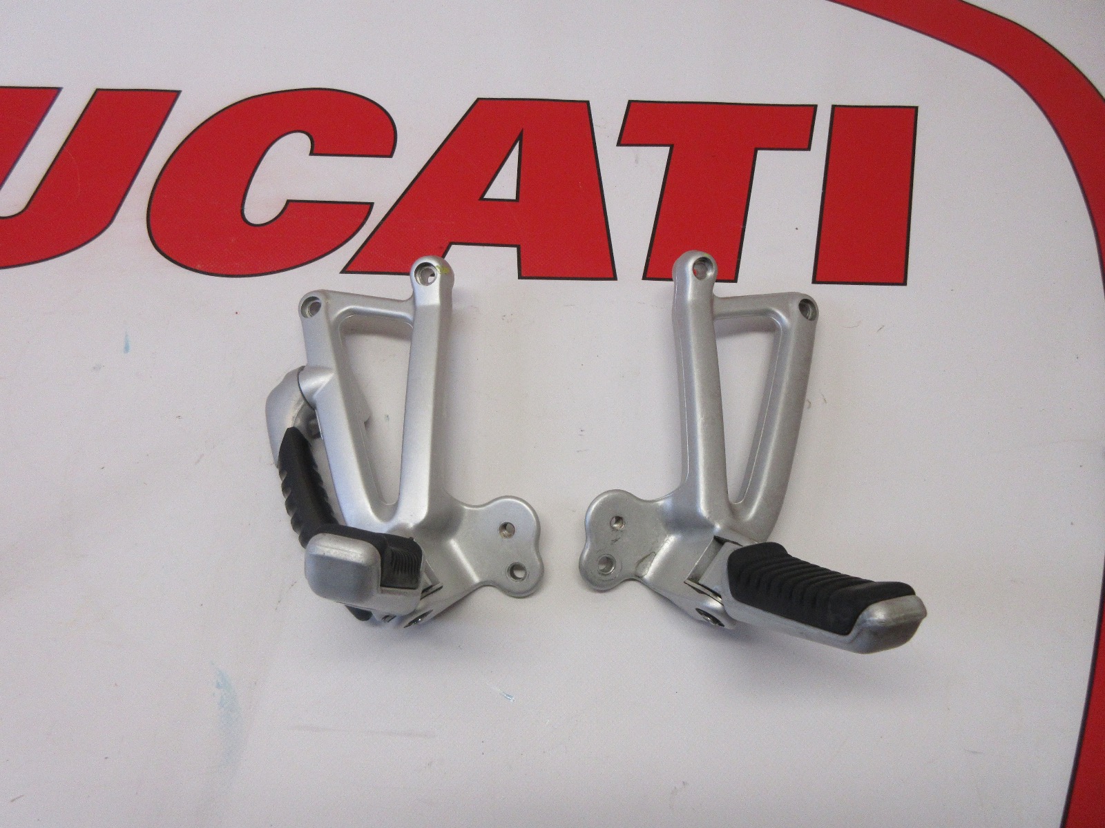Ducati passenger footrest set left & right rear ST2 ST3 ST4 82410411C 82410421C