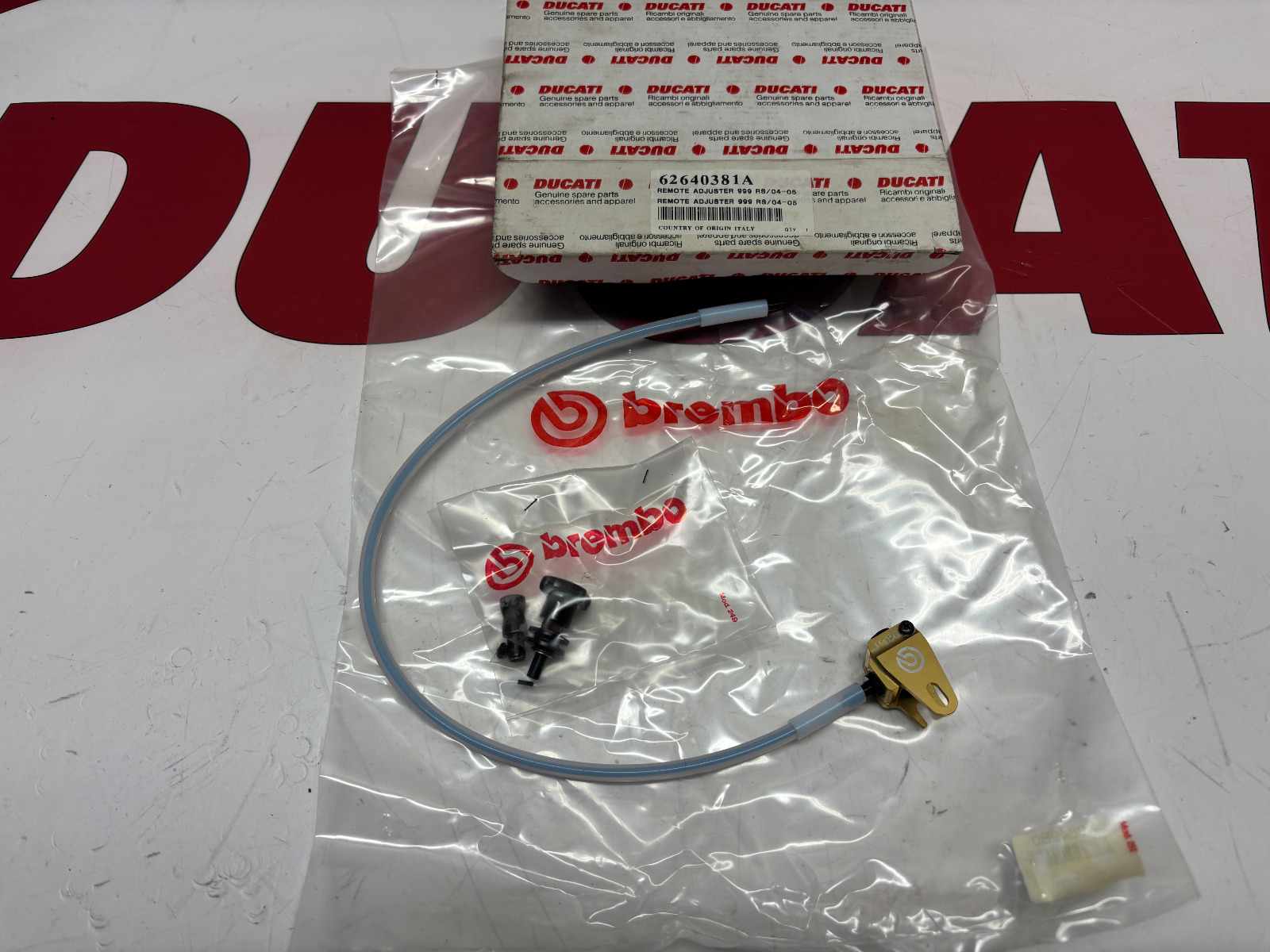 Ducati Corse Remote Adjuster Brembo 999RS 62640381A RACING