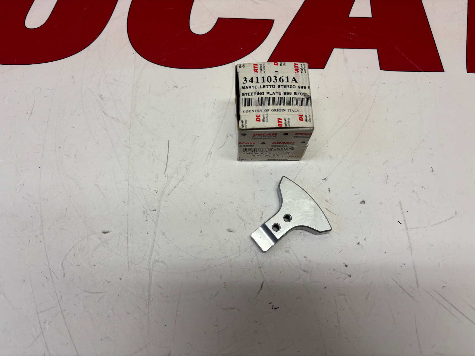Ducati steering lock arm 749 999 34110361A