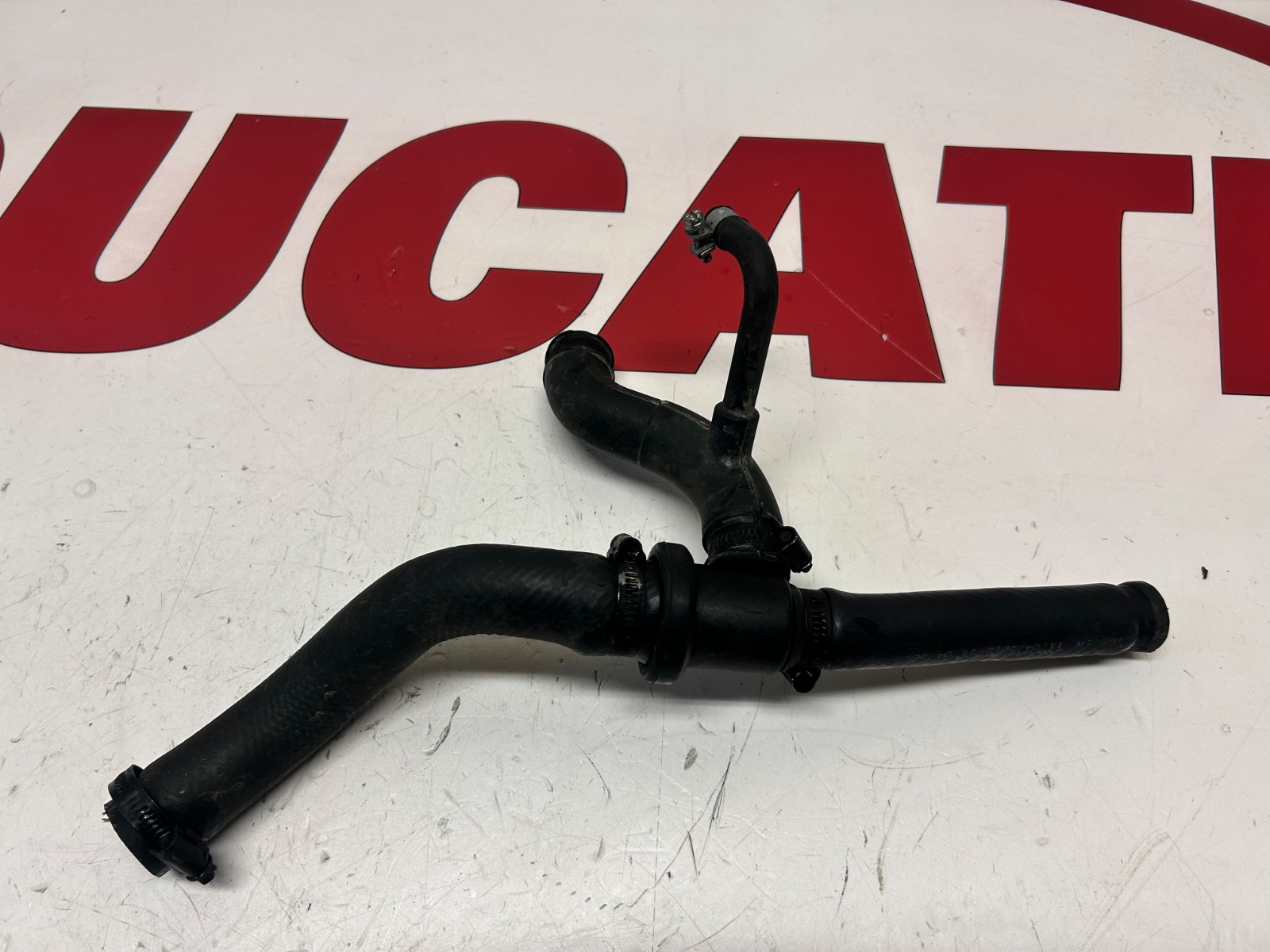 Ducati thermo switch thermostat 55340041A 2010 2014 Multistrada 1200 S & hoses