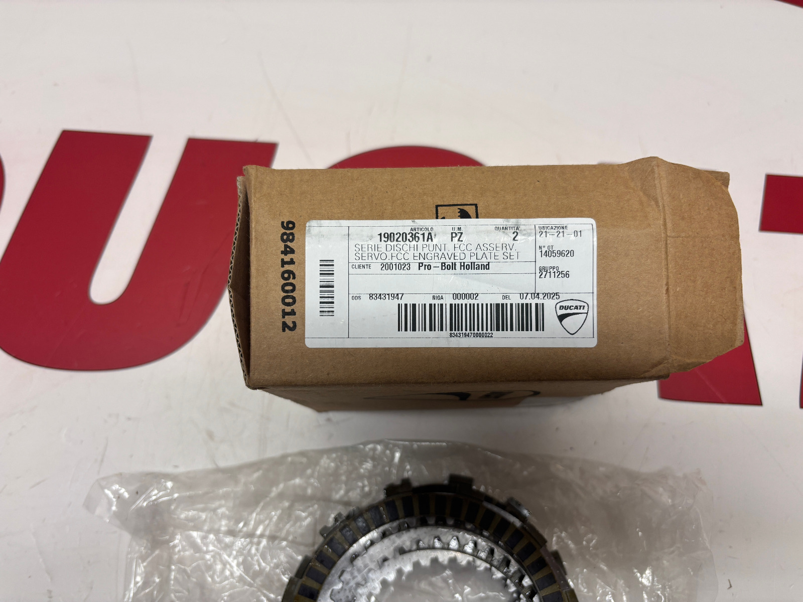 Ducati clutch disc plate set Panigale V2 959 1299 19020361A