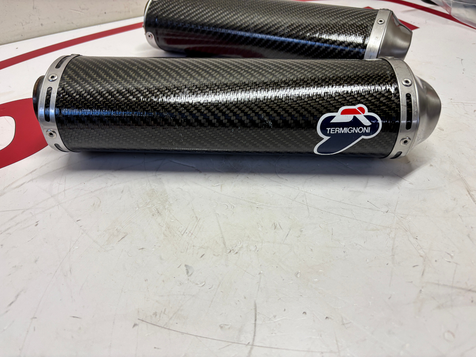 Ducati Corse Termignoni carbon factory silencers for 1098RS / F08