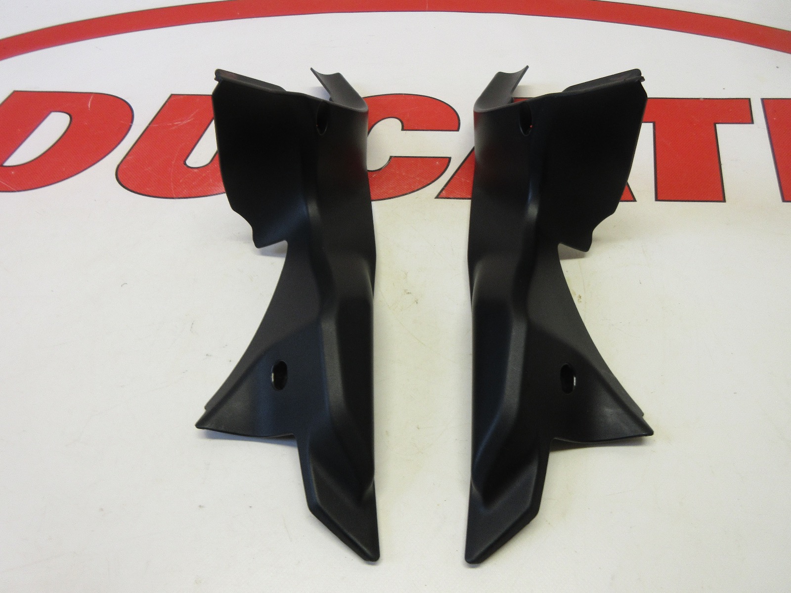 Ducati 848 1098 1198 left & right inner fairing cowl panels 46012541A 46012531A