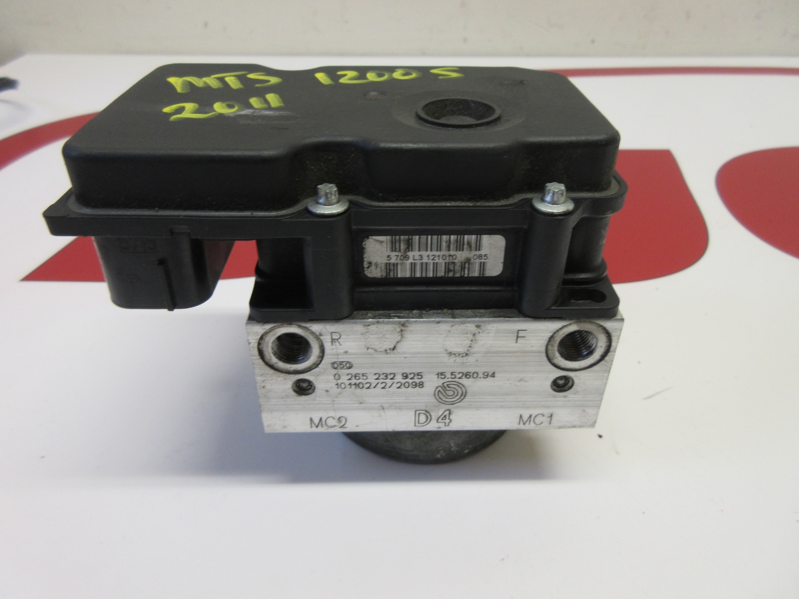 Ducati Multistrada 1200 1200S ABS actuator control unit pump 54240252A 2010 2012