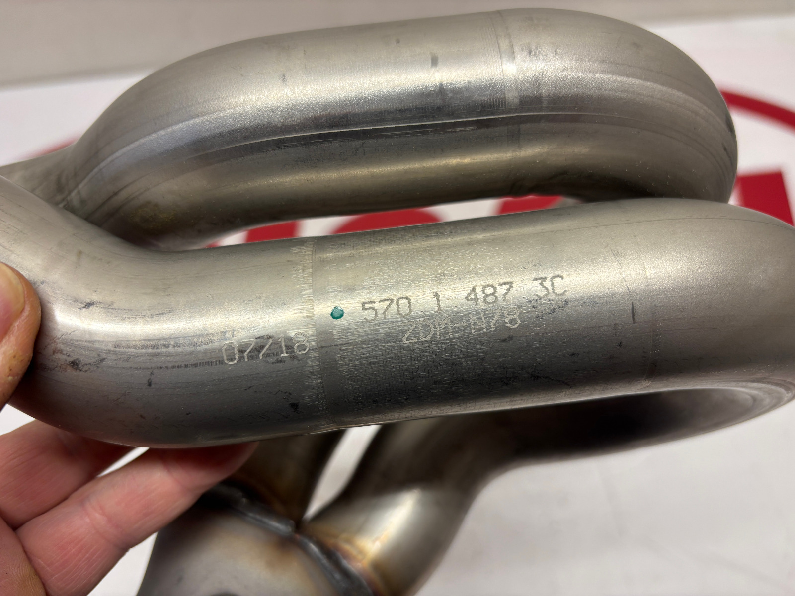 Ducati vertical exhaust header Streetfighter / panigale V4 57014873C