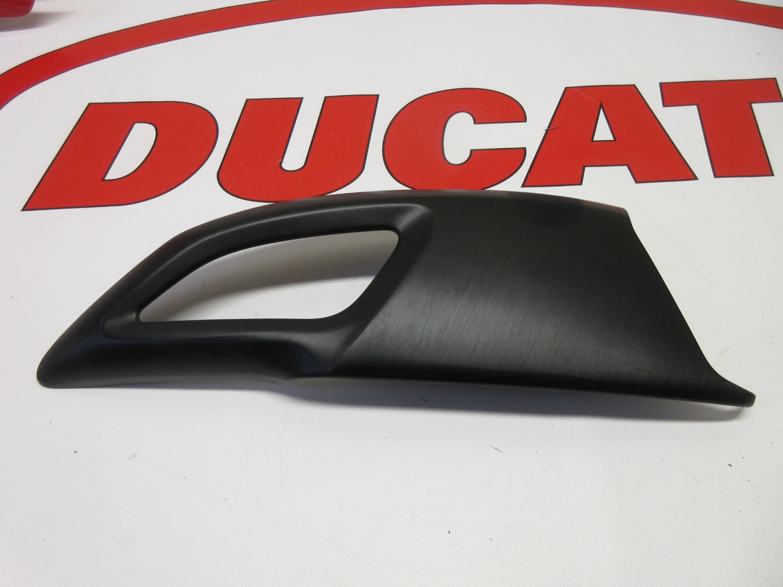 Ducati right radiator tank cover black Diavel 48017031AA