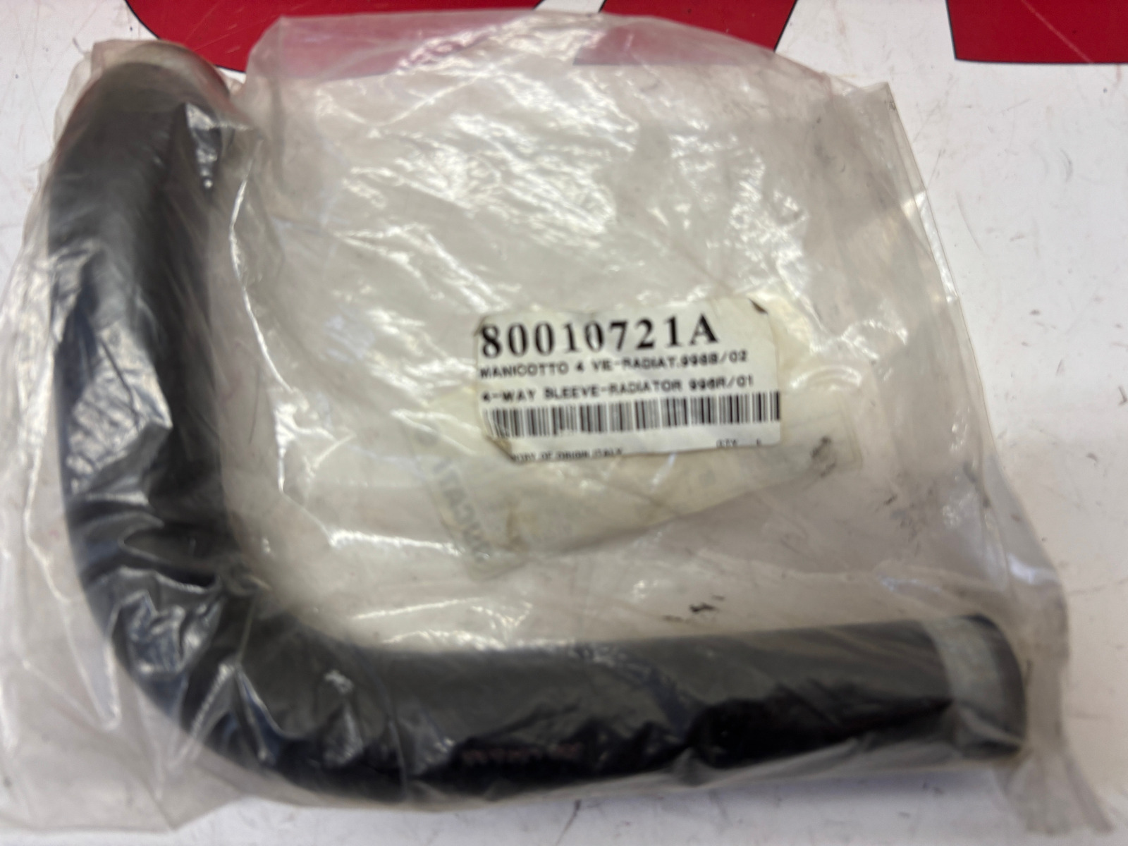 Ducati Water / coolant hose 996R 998 998R 80010721A