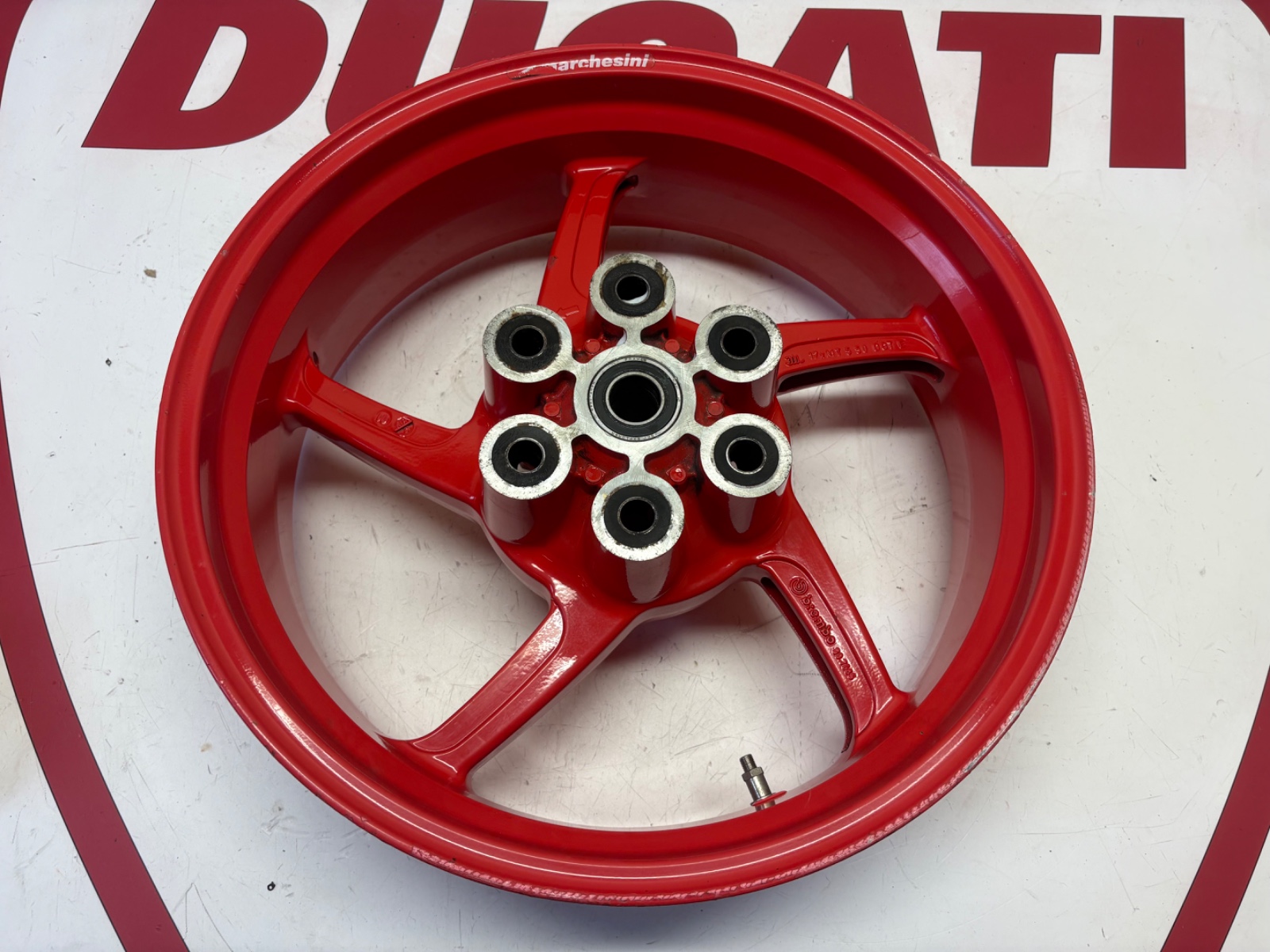 Ducati Sport Touring ST4 S & Monster S4 Marchesini Rear wheel rim Red 50220461AB