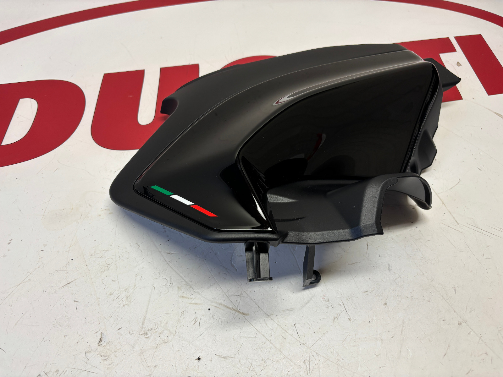 Ducati black right side inner fairing extractor Panigale V2 4801B012AD