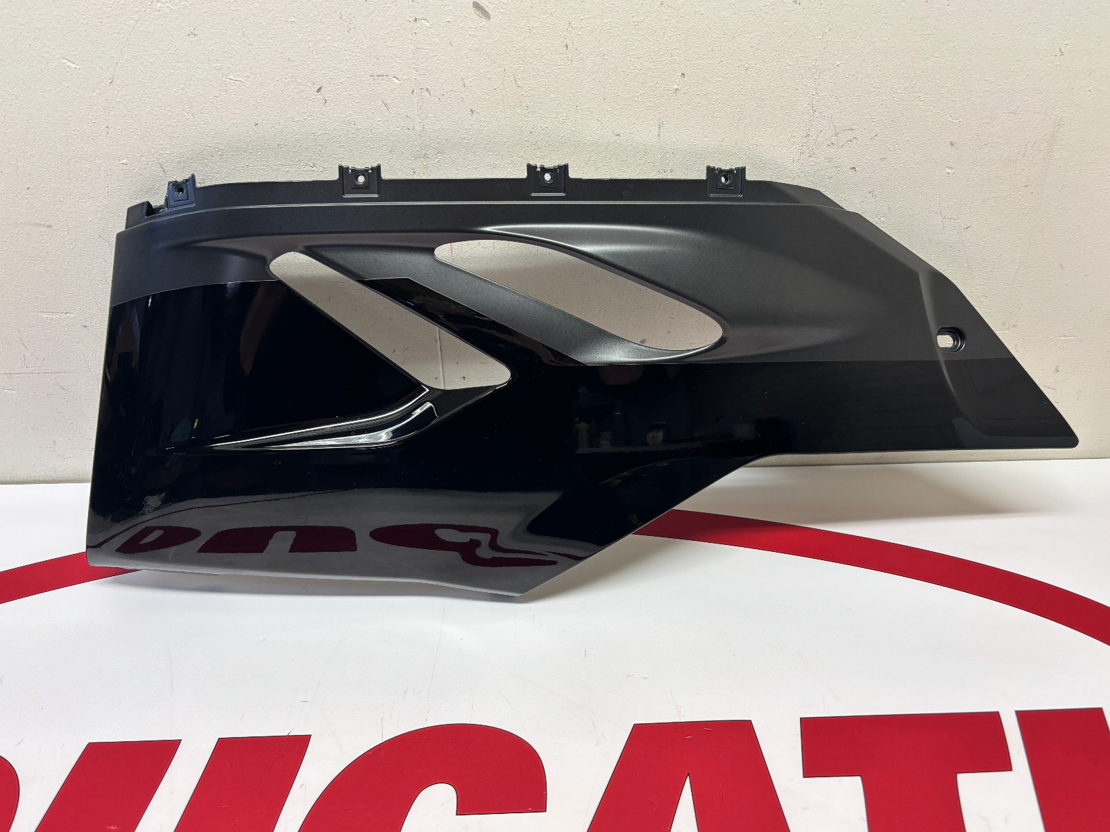 DUCATI 2024 Panigale V2 Left side fairings Black On Black 48013761AS
