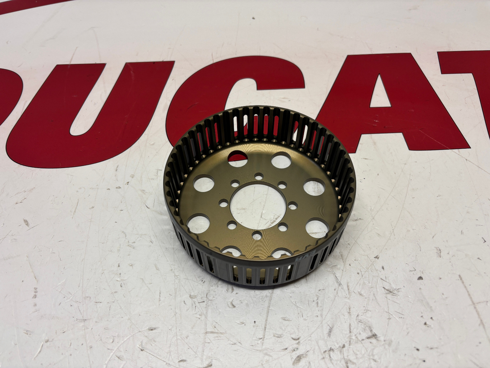 Ducati 48 teeth ergal hard anodized Clutch basket EVR