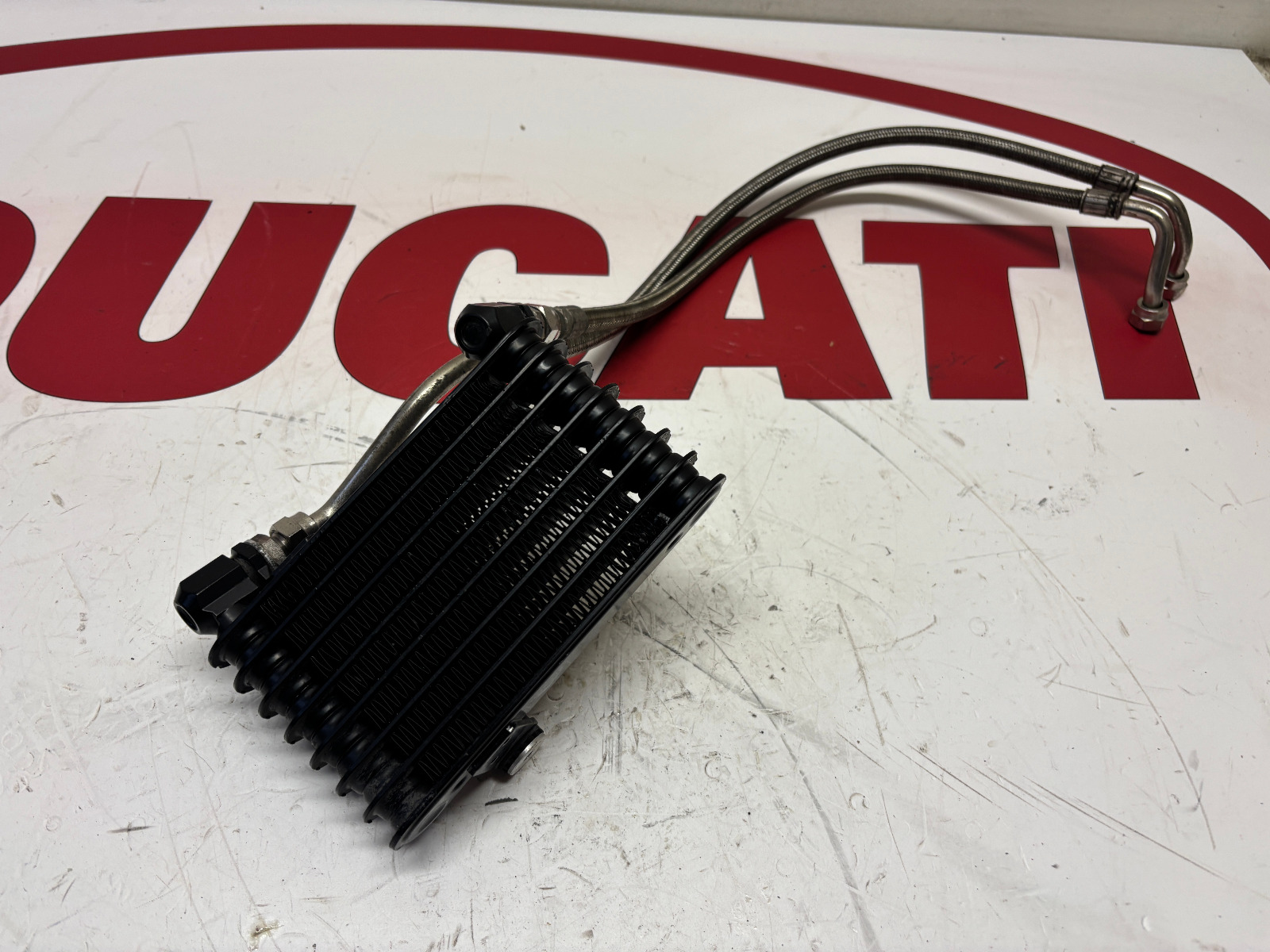 Ducati oil cooler with lines Monster 795 796 1100 54840791A 