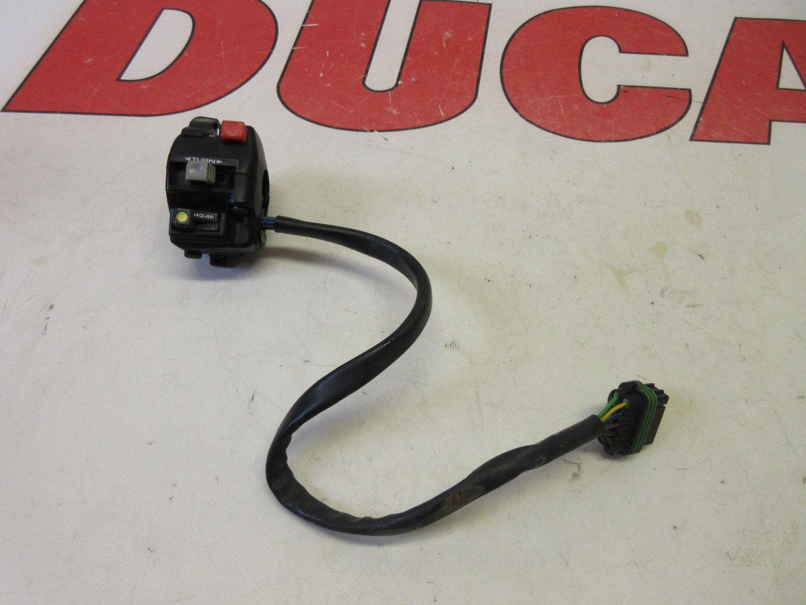 Ducati Left hand 65140072A handlebar light switch first models 748 916 & Monster