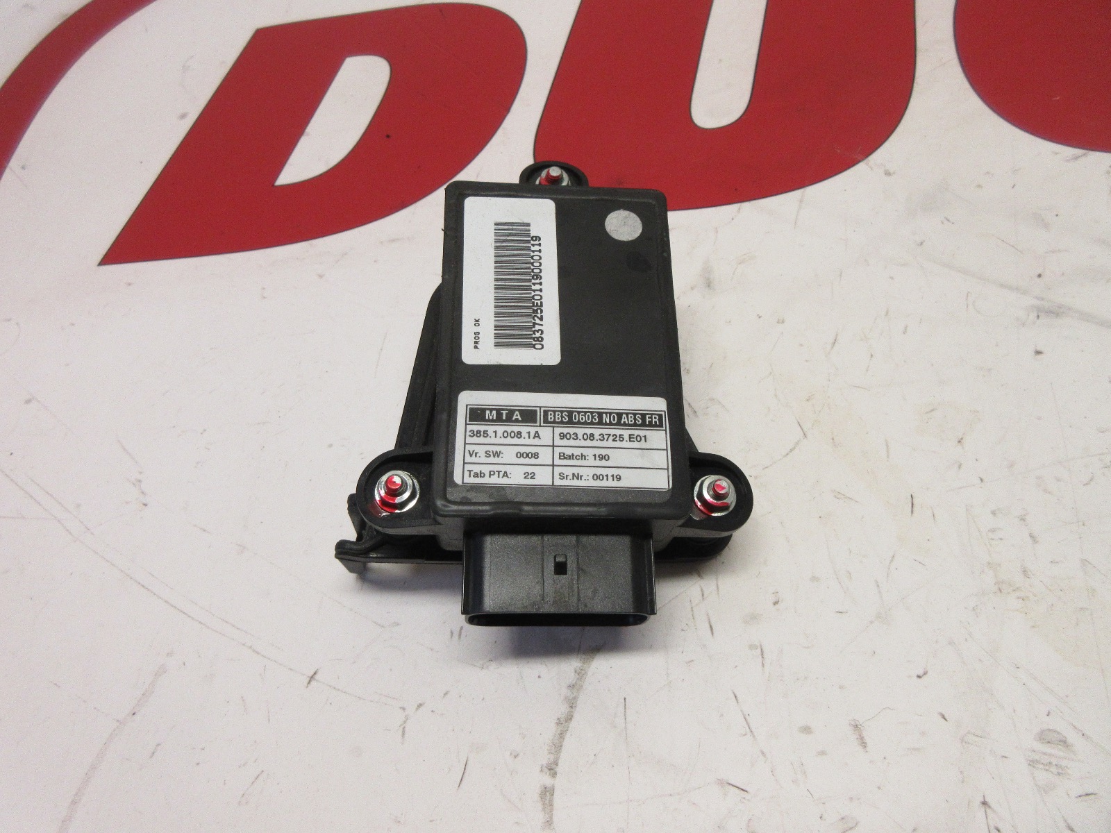 Ducati BBS Blackbox control unit Multistrada 1200 2010 2012 NO ABS 38520062B