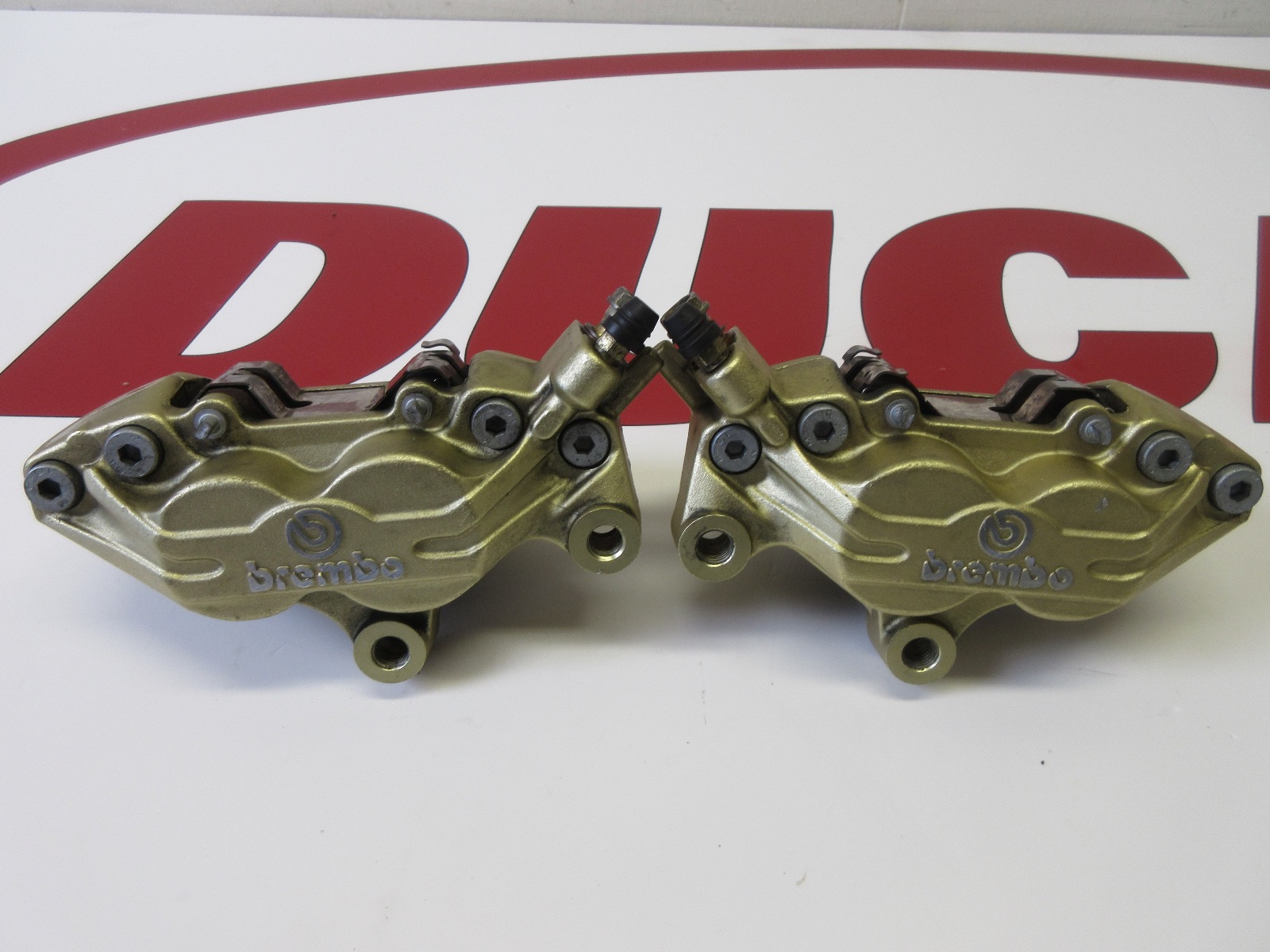 Ducati Brembo Goldline front brake calipers 61040112C 61040122C 748 996 998 65MM