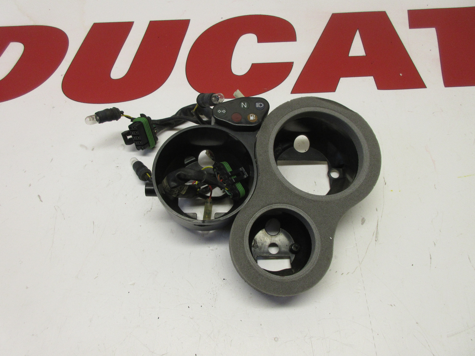 Ducati instrument housing + wiring 748 916 996 998 & 40740011B