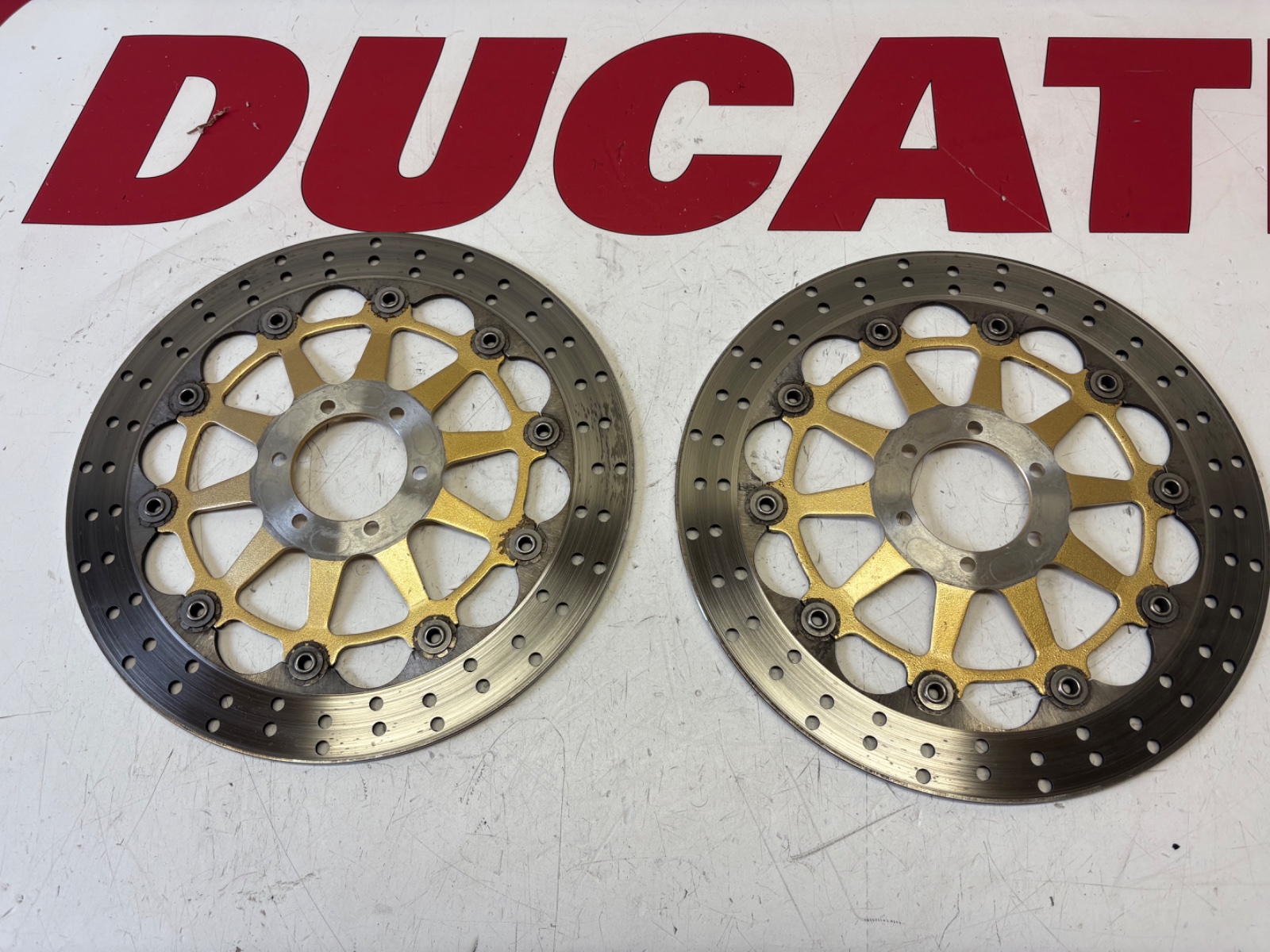 Ducati Brembo brake disc set discs 748 916 Monster supersport 49240241A