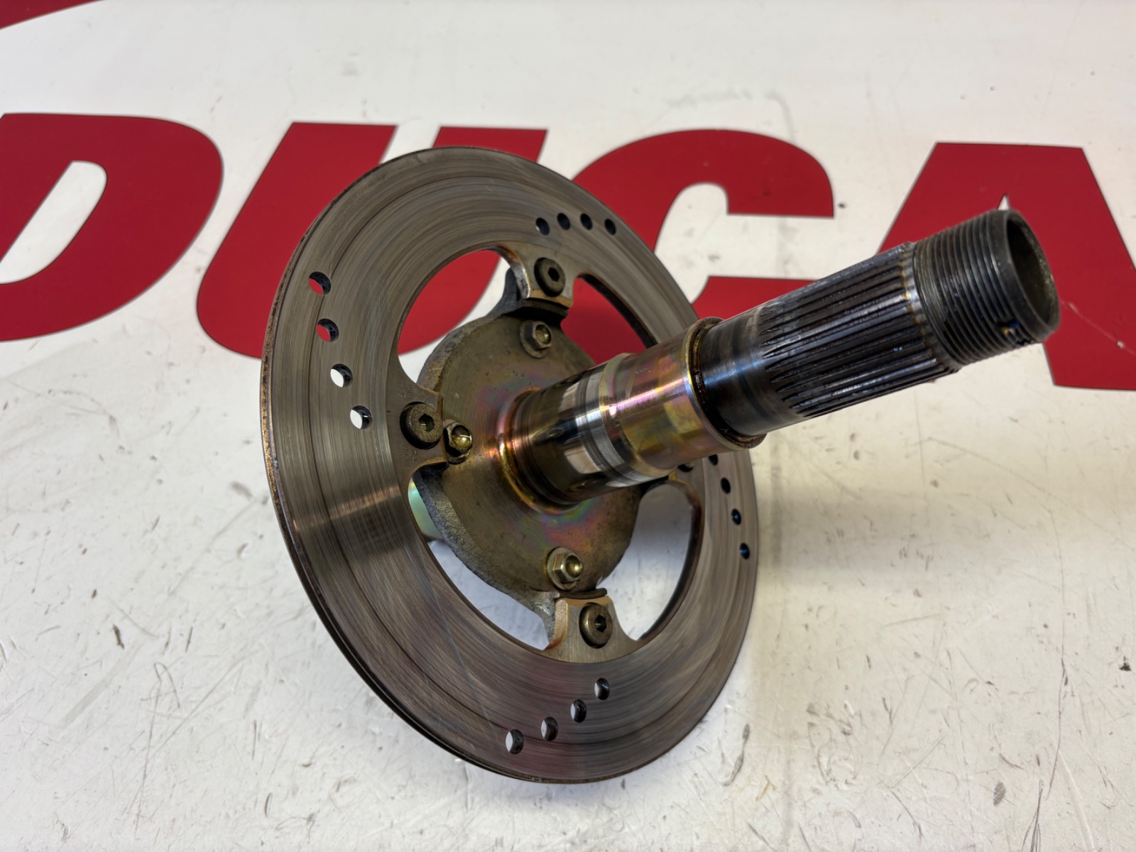 Ducati rear wheel spindle axle brake disc 748 996 916 998 81920391A
