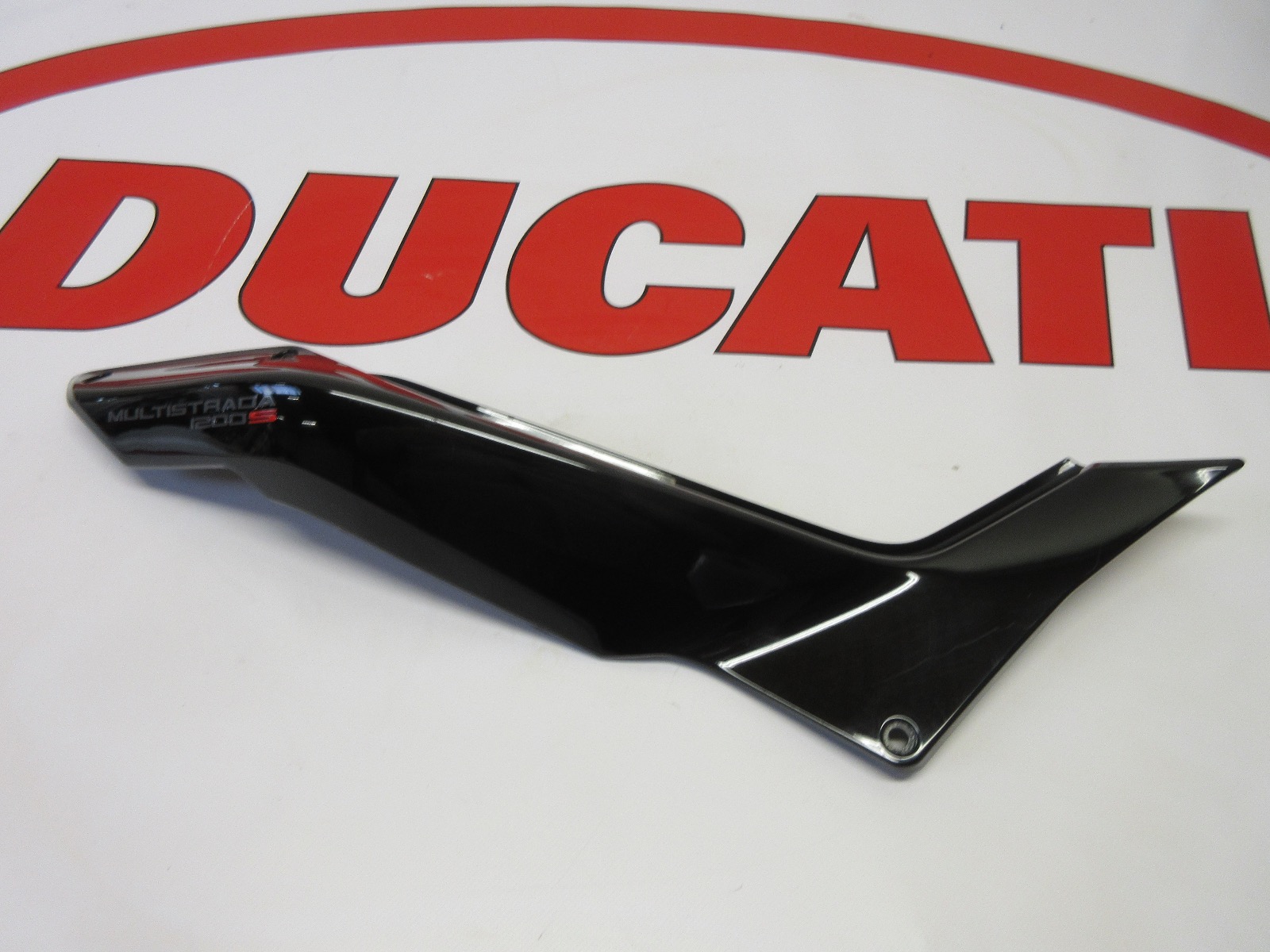 Ducati Left and right frame seat fairing Multistrada 1200S Black 48211621AQ set