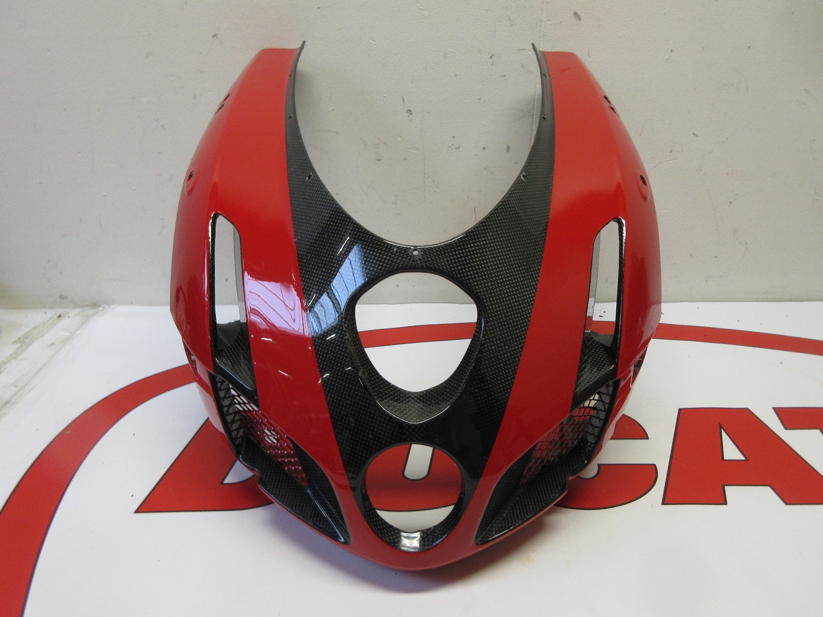 Ducati Carbon top nose cowling headlight fairing RED 749 R 999 R 2003 2004