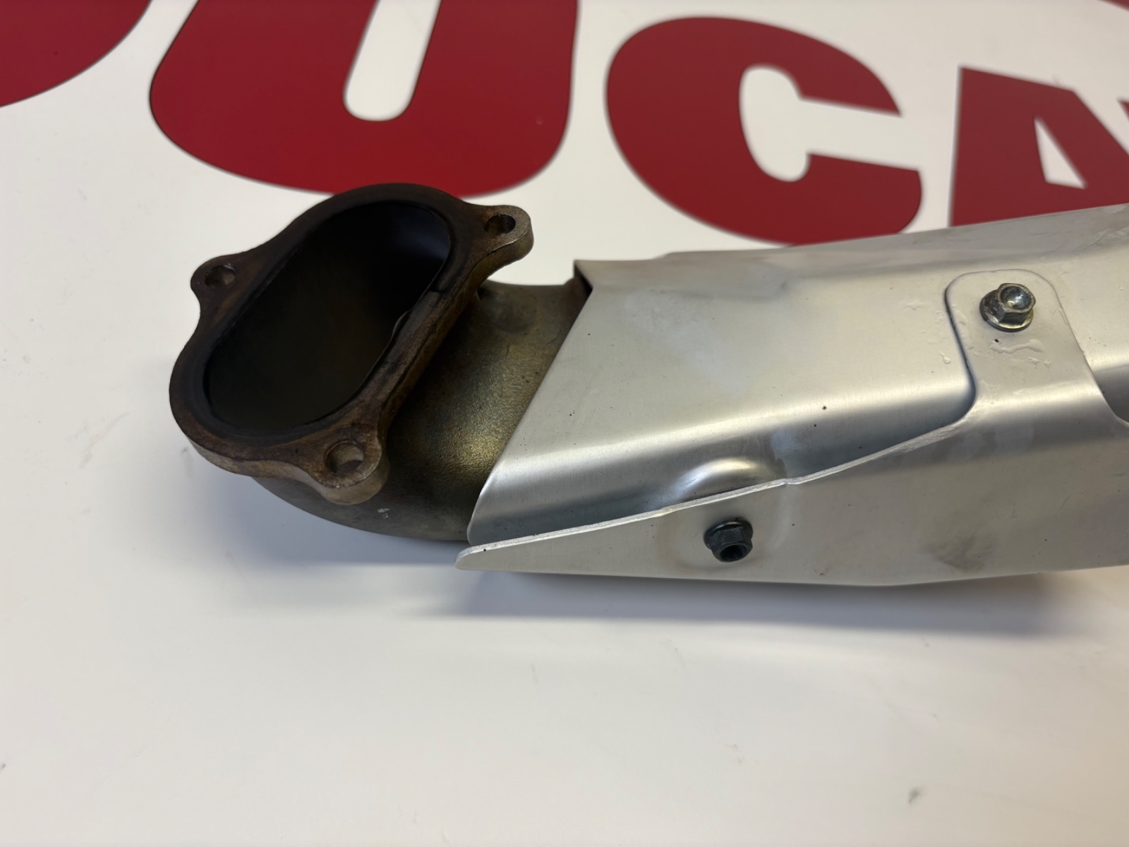 Ducati Panigale 899 1199 1199S horizontal exhaust pipe & heat shields 57013062C