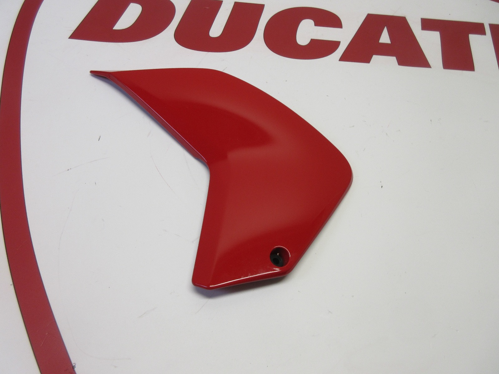 Ducati left hand radiator cover Red Multistrada 1200 & 1200S 48012912AA